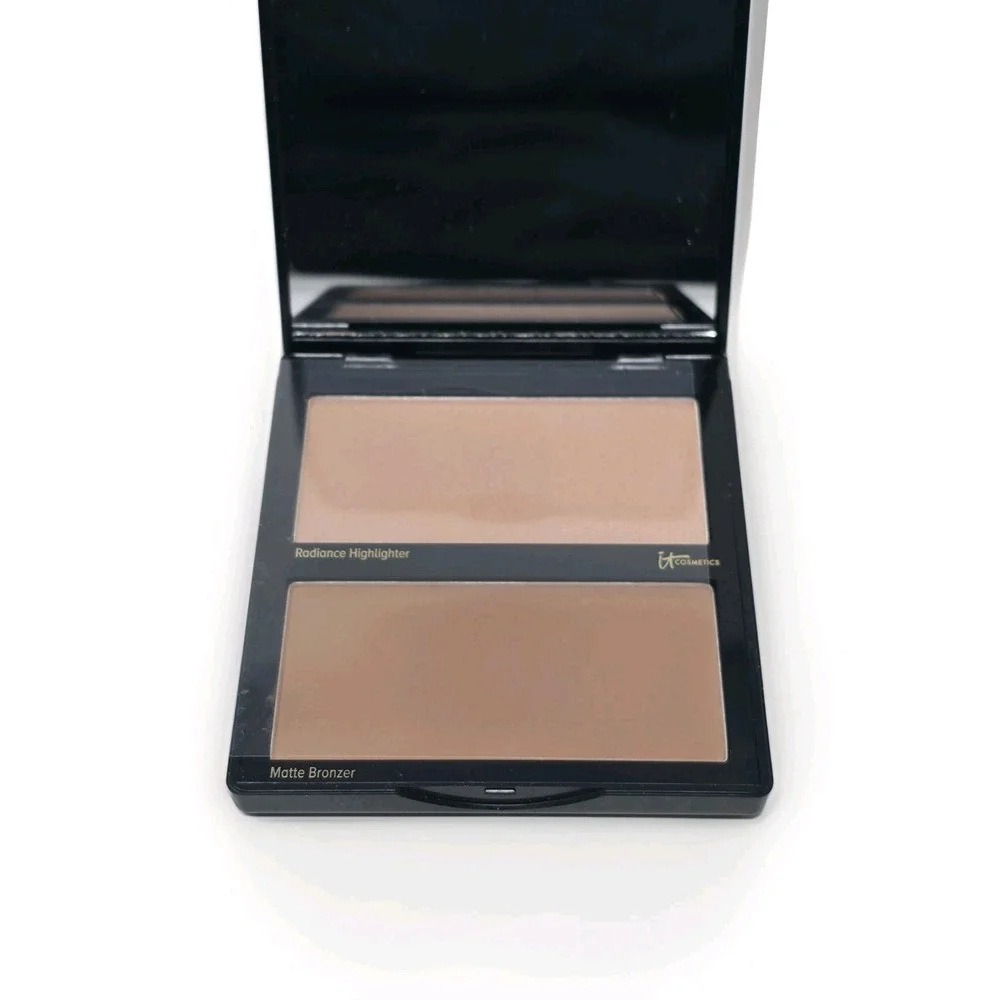IT‎ Cosmetics Hello Cheekbones Matte Bronzer & Radiance Highlighter Contour Duo